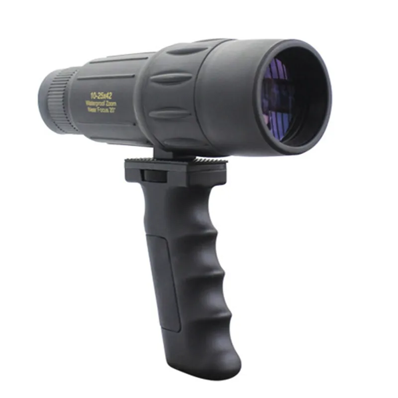 Visionking HD мощность низкий уровень света ночное видение 10-25 время непрерывное Масштабирование 10-25X42 ручной зум один телескоп V10-25X42