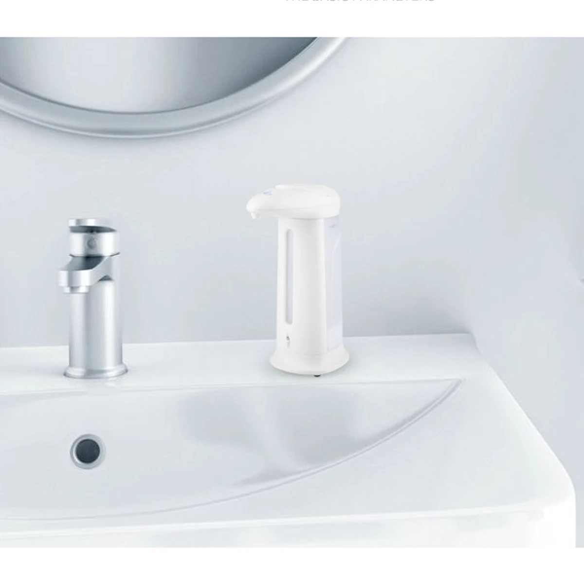 350ML Automatic Liquid Soap Dispenser Hand Free Touchless Smart Sensor Soap Bottle Dispenser Pump Shower for Bathroom Kitchen
