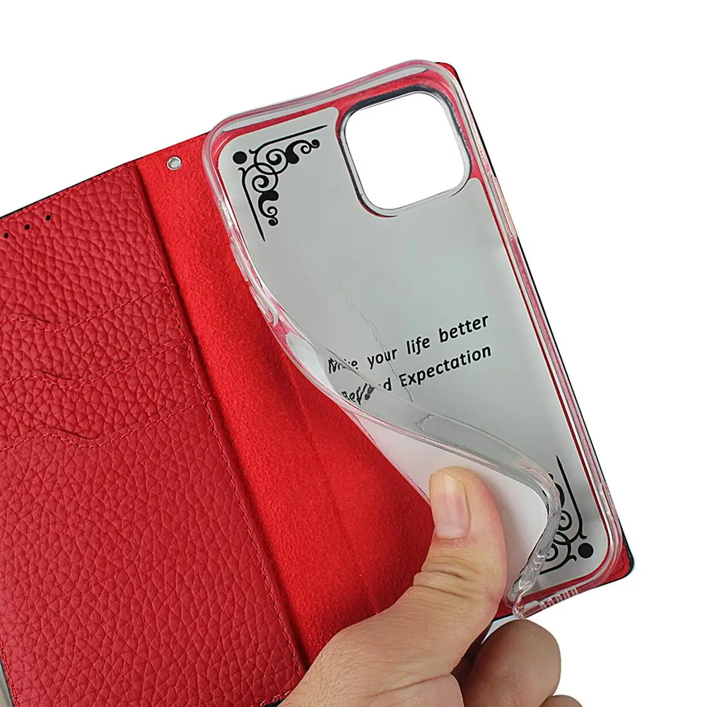 Genuine Leather Flip Case For iPhone 6 6S 7 8 Plus SE 2020 Case Luxury Wallet Case For iPhone 6Plus 6SPlus 7Plus 8Plus Cover
