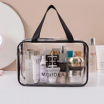 

Waterproof Packing Cubes Travel Bag Luggage Organizer Large Capacity Makeup Bag Transparent Cosmetic Toiletry Organizer Handbag