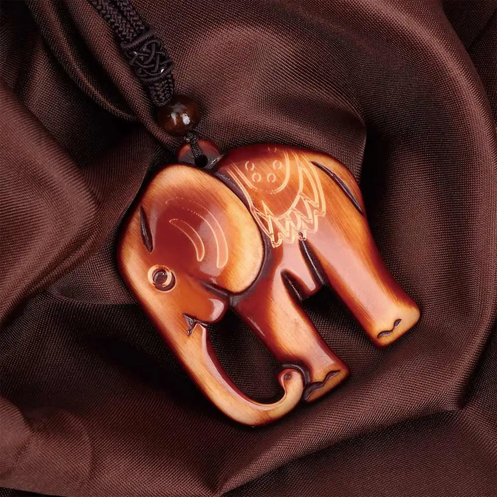 На заказ длинный деревянный слон свитер цепь ожерелье ювелирные изделия подарок унисекс подвес, ожерелье модные изысканные ювелирные изделия аксессуары