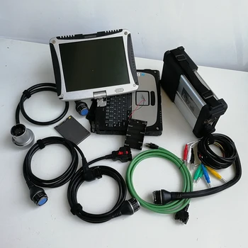 

MB Star C5 SD Connect C5 V03/2020 Software D.as EPC WIS DTS Vediamo in used toughbook CF19 4G HDD/SSD for Auto diagnosis Tools