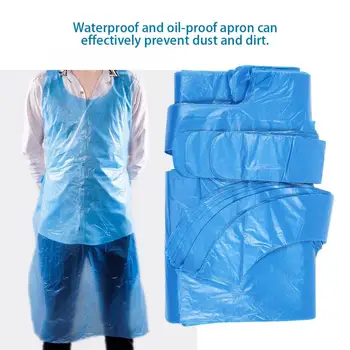 

100pcs 70x120cm Non-toxic Disposable Tattoo Apron Hygienic Waterproof Oil-Proof Halter Apron Tattoo Supply Tattoo Accessories