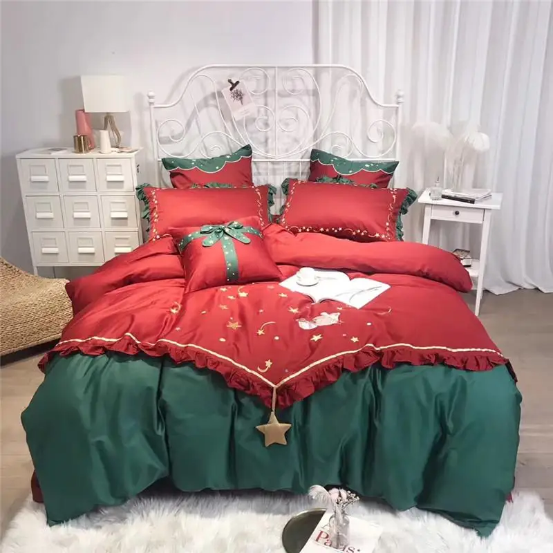 girls christmas bedding