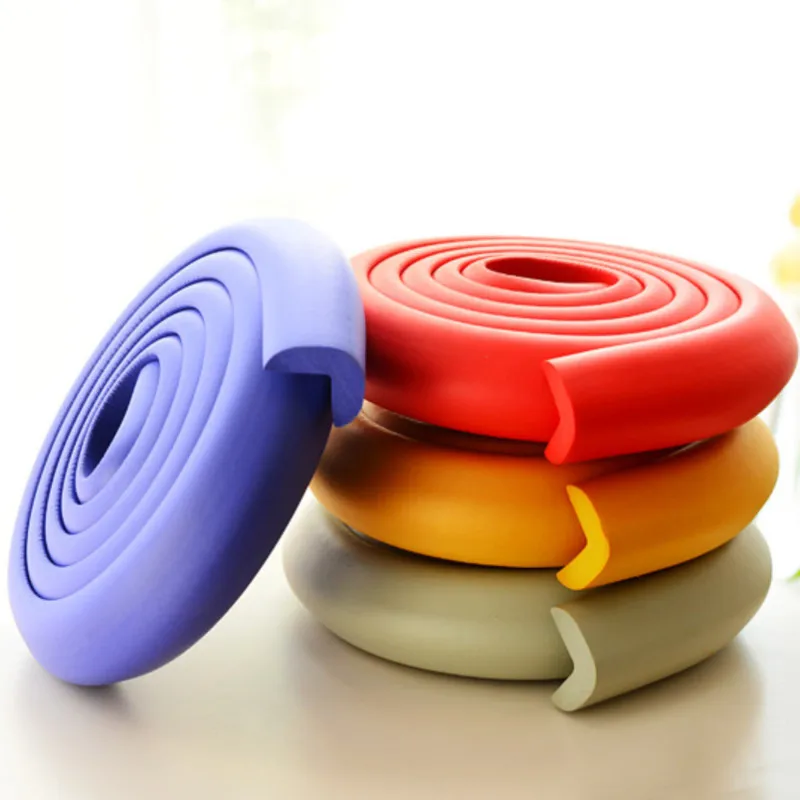 

1PC 2M Baby Safety Table Desk Edge Guard Strip Home Cushion Guard Strip Safe Protection Children Bar Strip Soft Thicken Bumper