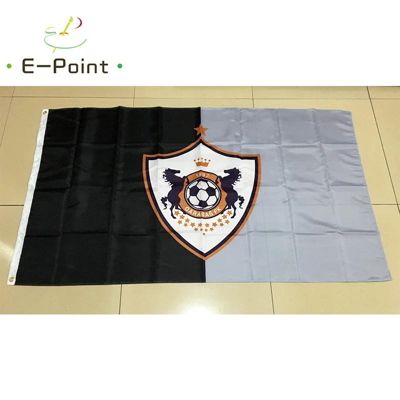 Azerjan Qarabag FK 3 фута * 5 футов (90*150 см) размер рождественские украшения для дома флаг