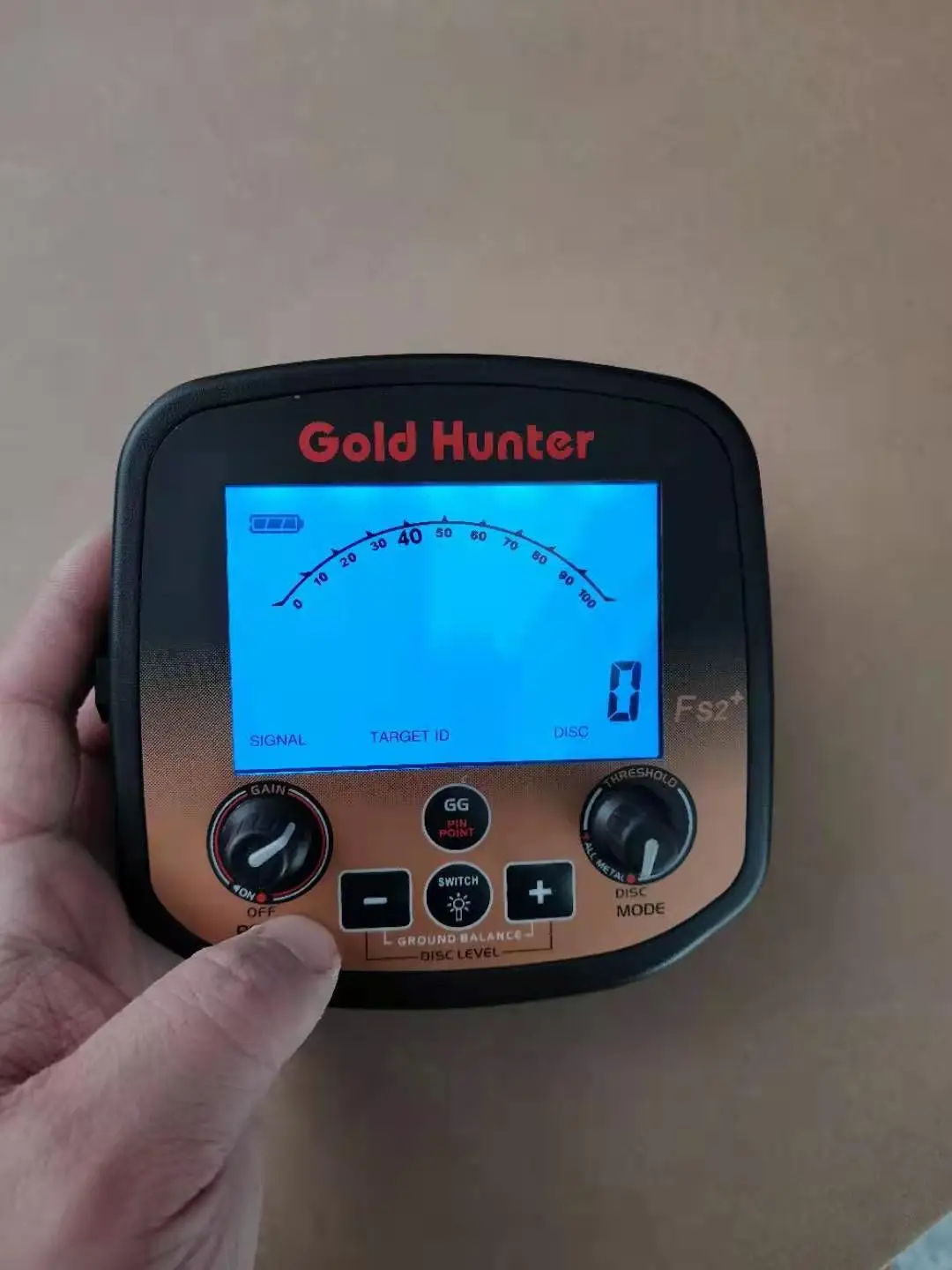 FS2 TX850 LCD Display Metal Detector Underground Gold Scanner Treasure Hunter Pinpointer two search coils optional