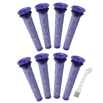 

8 Pack Replacements Pre Filters for Dyson V6, V7, V8, DC58, DC59 Vacuums, Washable Pre-Filter Part 965661-01