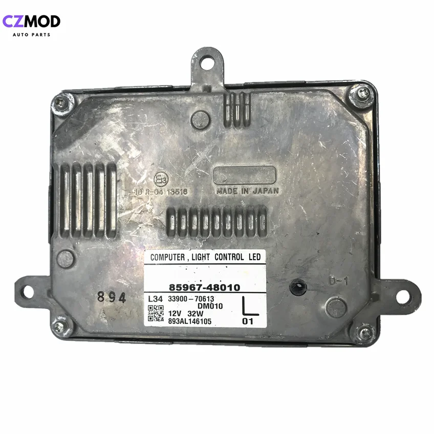 CZMOD 85967-48020 R01 85967-48010 L01 головной светильник компьютер светильник Модуль управления 33800-70613 R34 L34 Автоаксессуары б/у