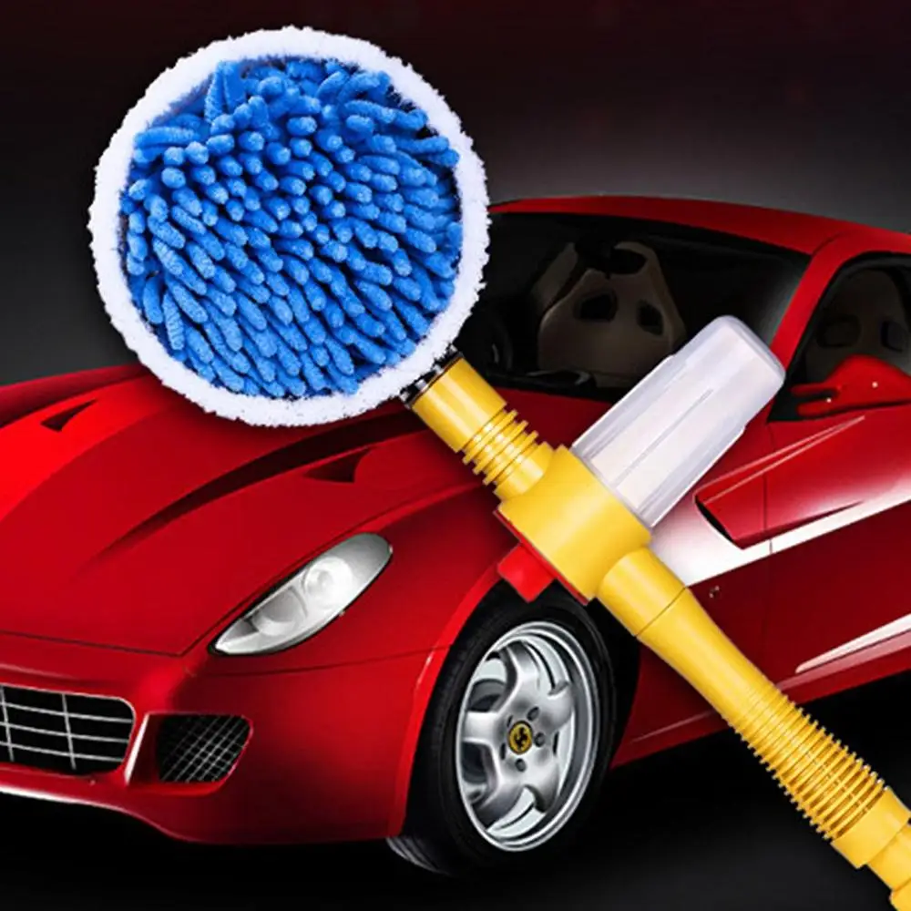 Автомобильная щетка для мытья воды, автоматическая вращающаяся щетка для мытья автомобиля, домашняя портативная щетка для чистки автомобиля, щетка для мытья автомобиля
