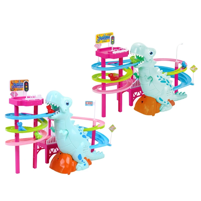 

Musical Dinosaur LED Race Toy Adventure Puzzle Toy Birthday Gift Christmas Gifts