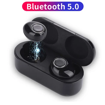 

K15 TWS Wireless Earbuds Mini Bluetooth 5.0 Headset Earphones Deep Bass Wireless headset Portable Charging Box Sports headphone