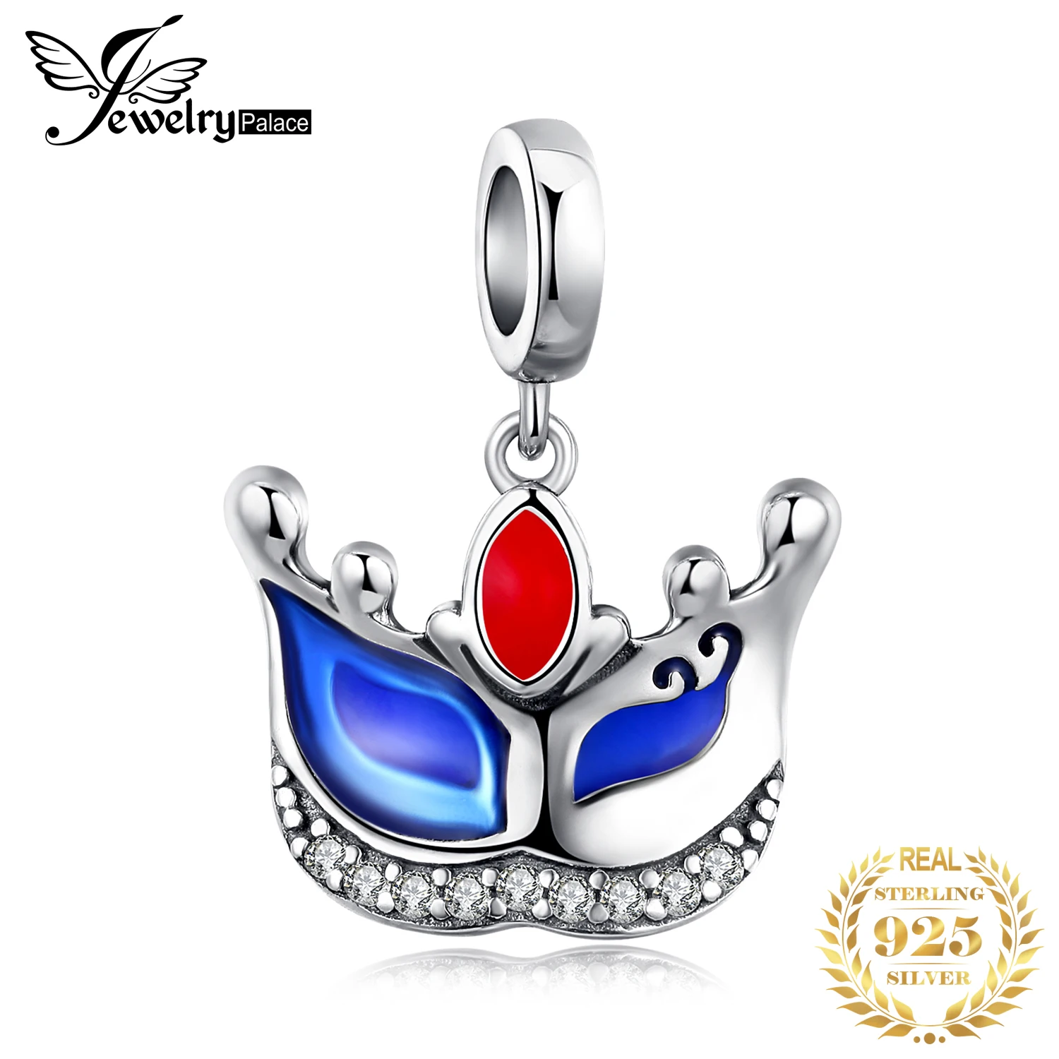 JewelryPalace 925 пробы серебро маскарад маска мотаться шариках Fit Браслеты для Для