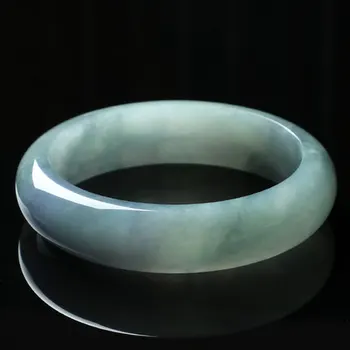 

Natural Myanmar A-Class Raw Stone 54-62mm Green Purple Bicolor Bracelet Exquisite Princess Jade Bracelet Send Certificate