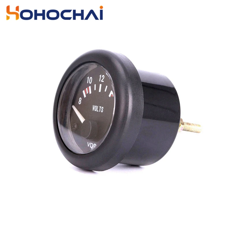 Medidor do calibre da tensão do tamanho 52mm 12v 24v vdo