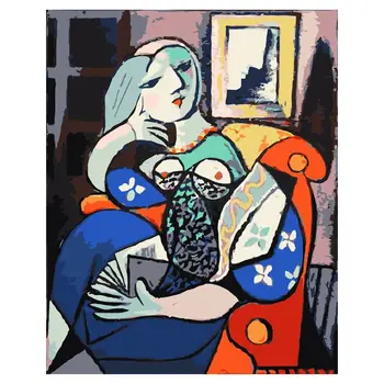 

Abstract Characters Diy Painting By Numbers Modern Wall Art Picture For Kids