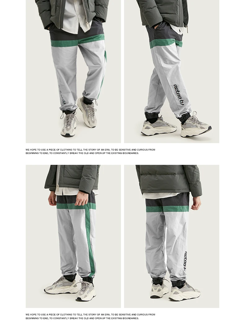 Мужские спортивные штаны с цифровой печатью в стиле хип-хоп, мужские спортивные штаны с завязками, Свободные Мужские штаны 93431W