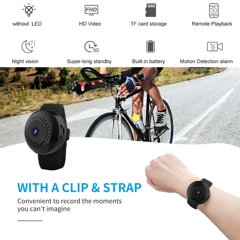 Micro Home IPcamera Wireless Video CCTV Mini Security Surveillance with Wifi IP Camera Cam Motion Sensor Wi Fi Camara for Phone