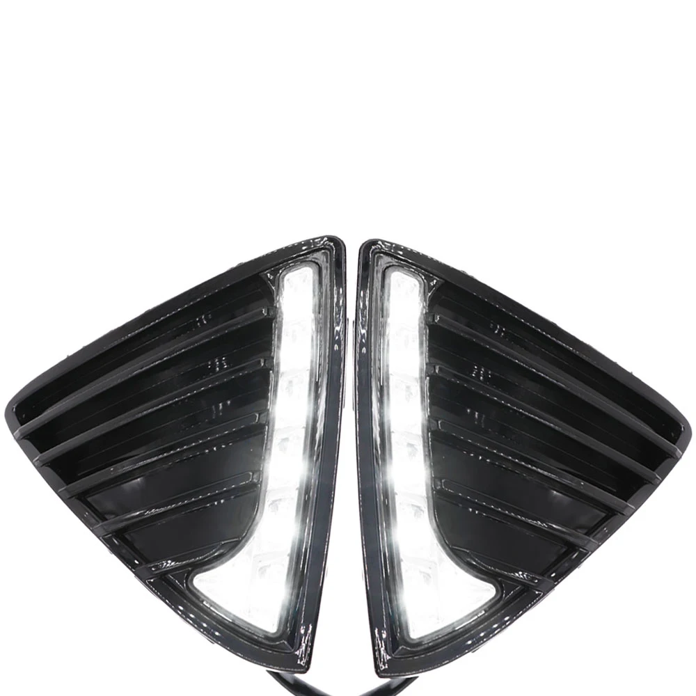 2x для Ford Focus 3 MK3 2012 2013 DRL Габаритные огни 12В светодиодный дневной свет Противотуманные лампы из водонепроницаемого материала с затемнением стиль реле