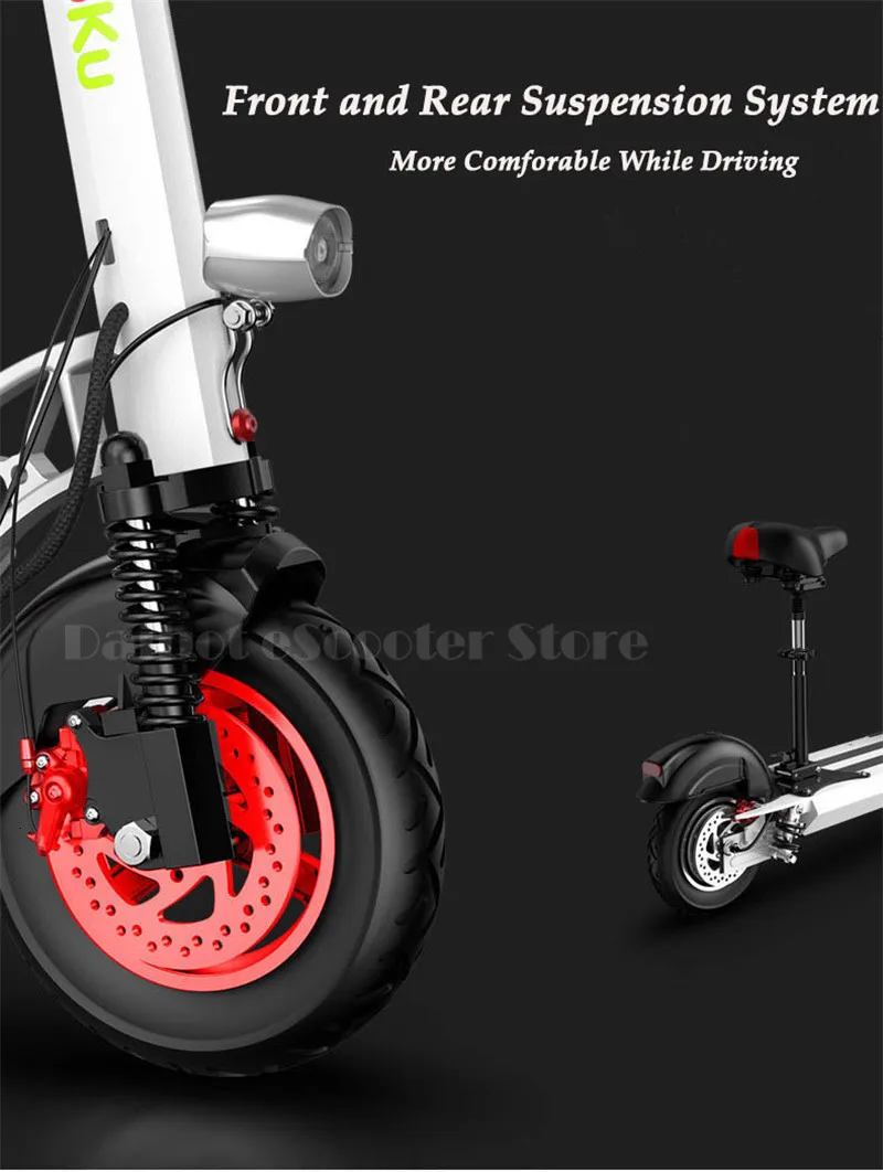 Daibot Electric Scooter 500W Self Balancing Scooters 48V Remote ControlSuspension System Electric Skateboard Scooter For Adults (31)