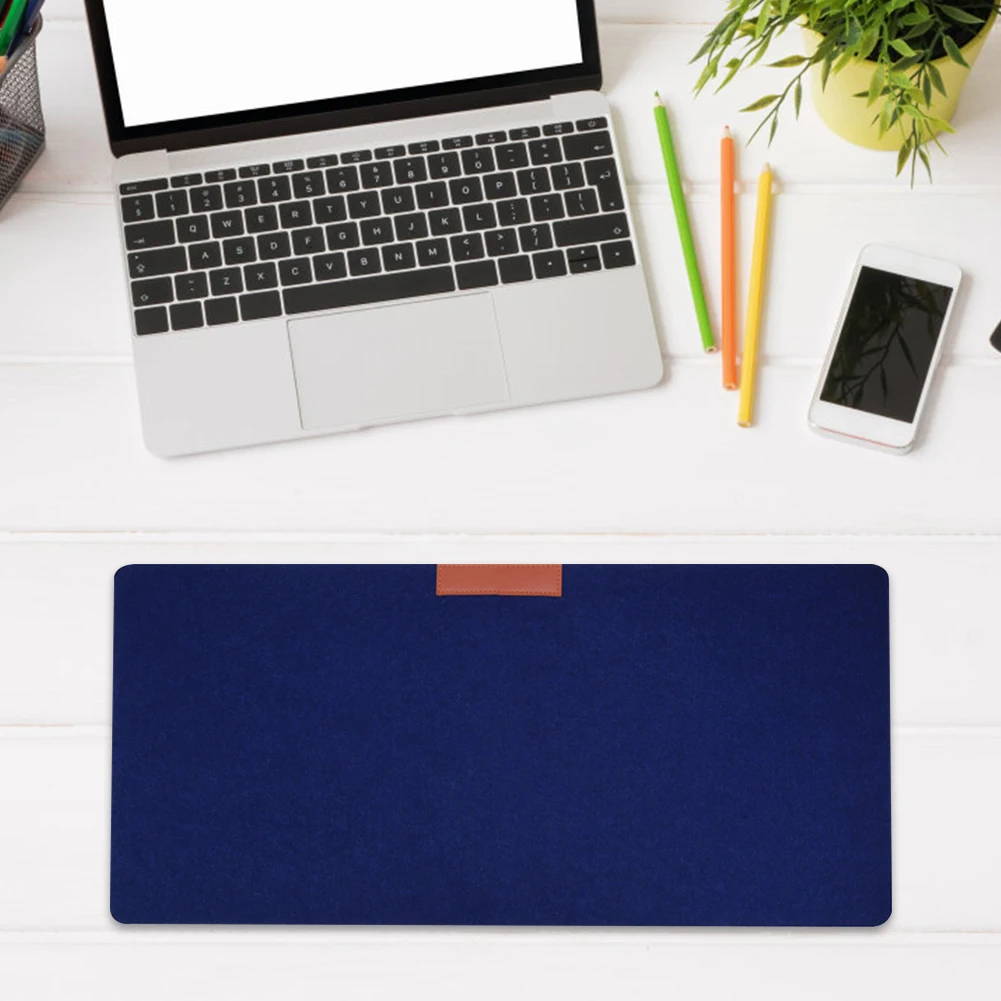 Large Mousepad Anti-slip Desk Mat Home Office Desk Table Mat Keyboard Felt Non-Woven Laptop Cushion Mouse Mats 30x60/33x70cm