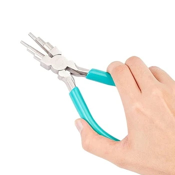 

6-In-1 Bail Making Pliers Loop Sizes 2 – 9 Millimeter Wire Wrapper Looping Forming Jewelry Pliers Jewelry Making Tools