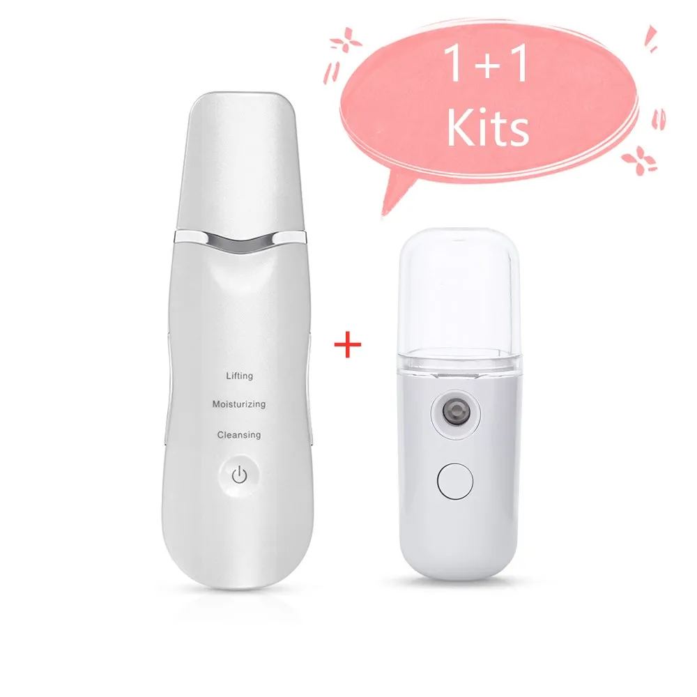 Эффективный скребок для кожи лица чище литий ионный акне угрей очиститель пилинг