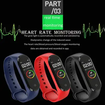 

M4plus Smart Bracelet Photo Upload Music Control Bluetooth Smart Band Watch Bracelet Wristband Music Control Weather Forecast