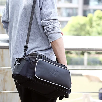 

Roswheel Bike Storage Bags Saddle Seat Cycling Tail Rear Pouch Trunk Rack Pannier Pack Rack Bicycle Accessories