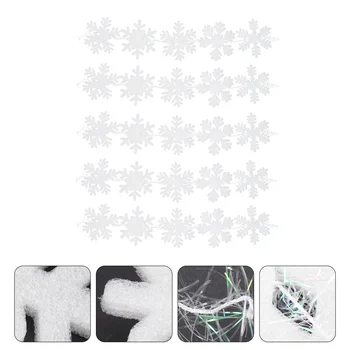 

5Pcs Decorative Flags Hanging Banner Snowflake Decor Party Decor Christmas Decor For Home Christmas