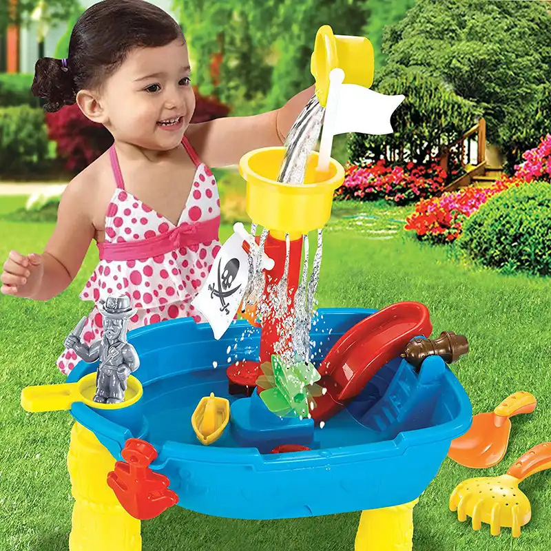 pirate boat sand and water table