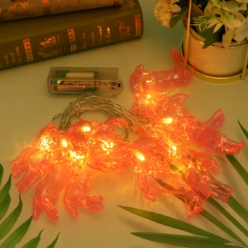 

1.5 Meters Pink Unicorn String Light Household Mini Night Light Battery Operated Decorative Light for Home Dining Room Decor A35