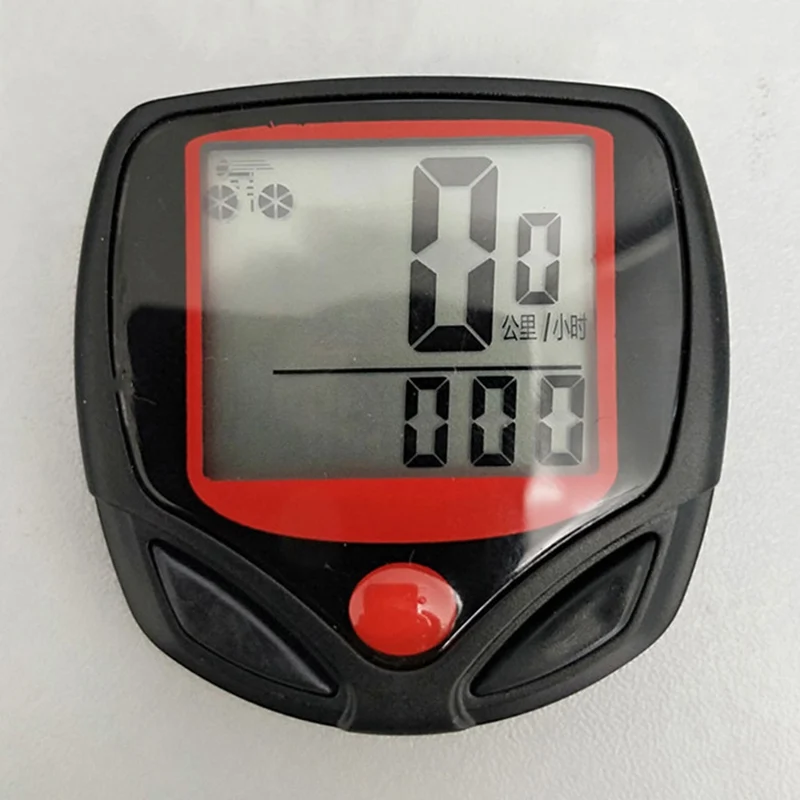 

Bicycle Meter Speedometer Bike Digital LCD Cycling Computer LCD Odometer Speedometer Stopwatch motorbike
