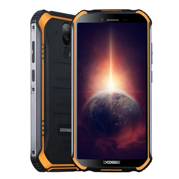 Перейти на Алиэкспресс и купить Оригинальный DOOGEE S40 Pro IP68 прочный 4 Гб 64 Гб мобильный телефон 5,45 дюймов 4650 мАч Android 10 MT6762D A25 Octa Core 1,8 ГГц смартфон