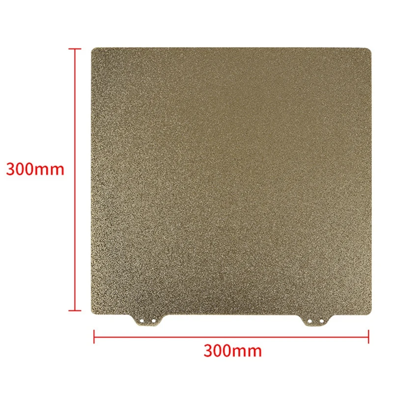 300X300 Ender 3 Двухсторонний текстурированный Pei пружинный стальной лист с порошковым покрытием Pei Монтажная пластина для Wanhao Fdm рабочего стола 9 Anet E12 Lon