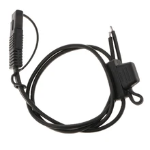 Connecteurs de bricolage de batterie solaire de câbles d'extension de harnais de cc de la meilleure qualité 14AWG SAE avec le fusible 15A(China)