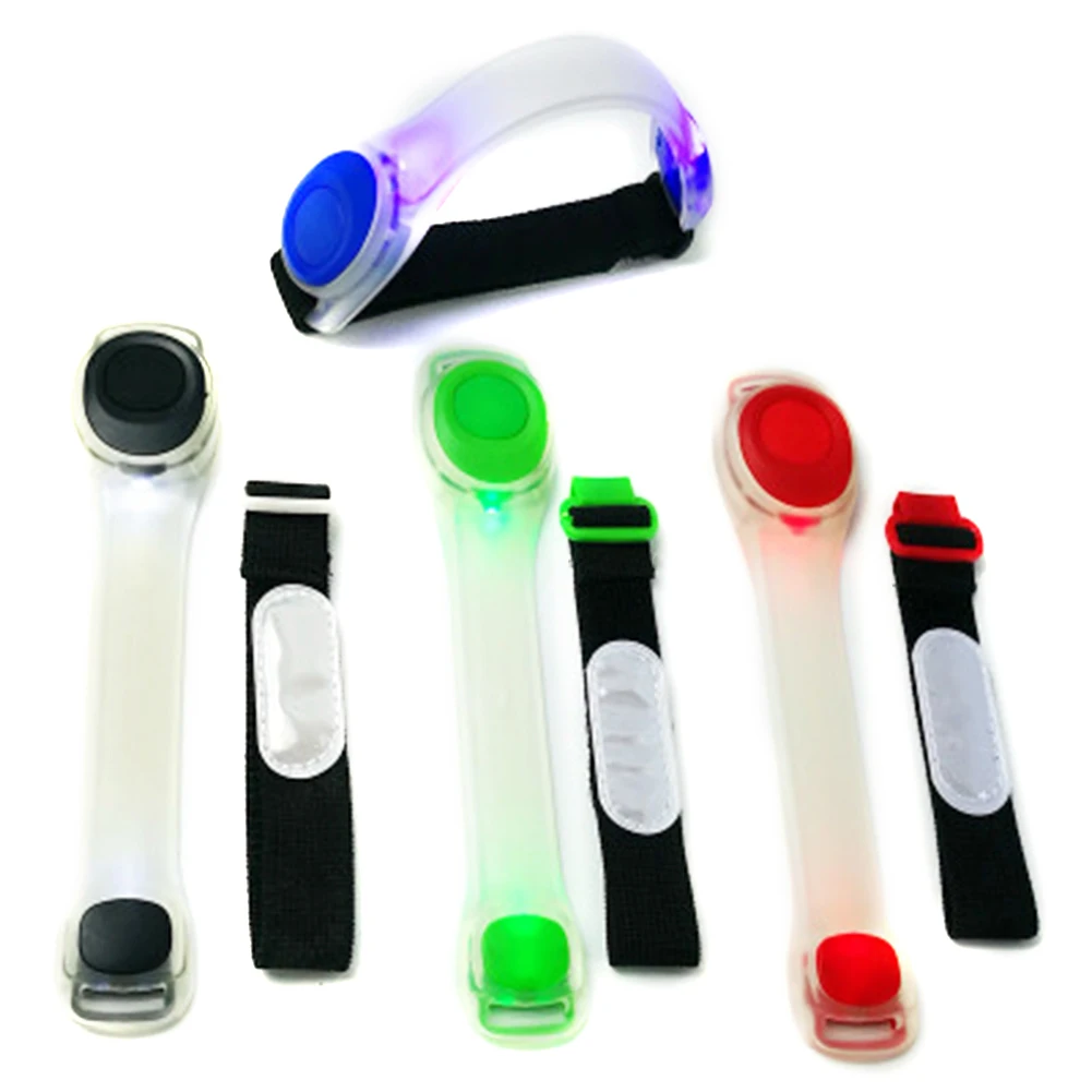 LED Flashing Static Light Reflection Armband 5cm Wide Bright Reflective K6H2 