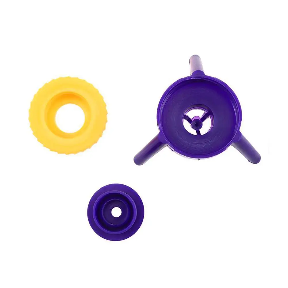 

6pcs Inverted Cover Flip-it Caps Toss It Bottle Cap Holder Bracket Stand Bottle Shampoo Plastic Leakproof Sets Kit V2X4