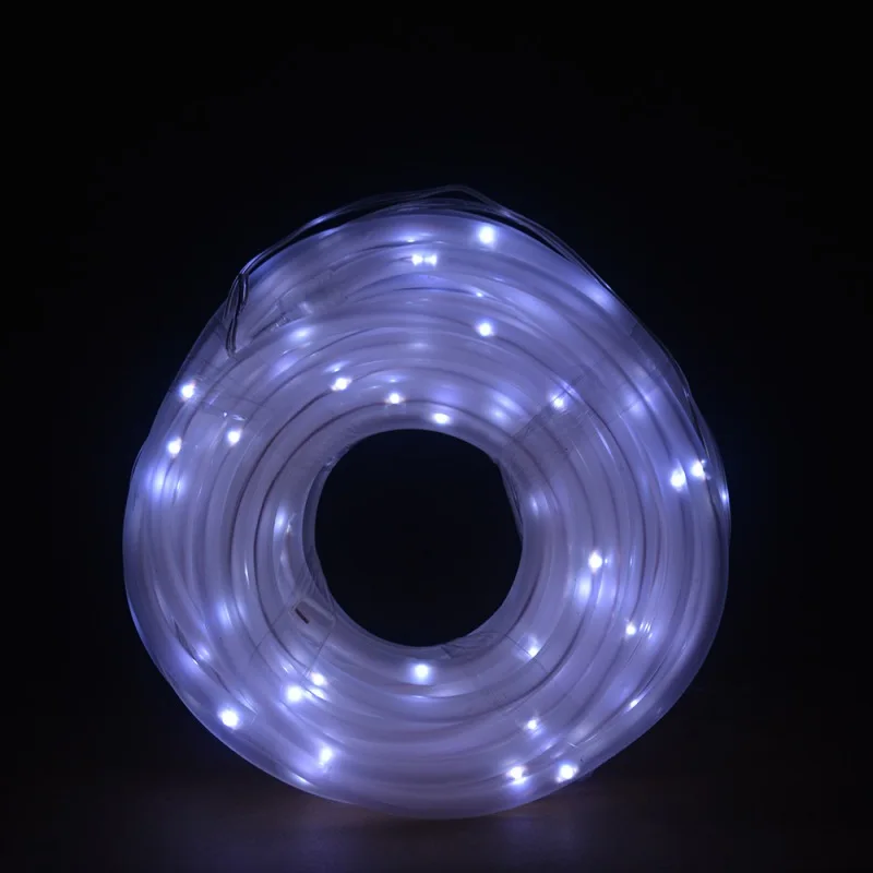 Outdoor LED String Lights 39.3 Feet 100 LEDs Solar Powered Copper Wire Rope Lights Party Wedding Decor