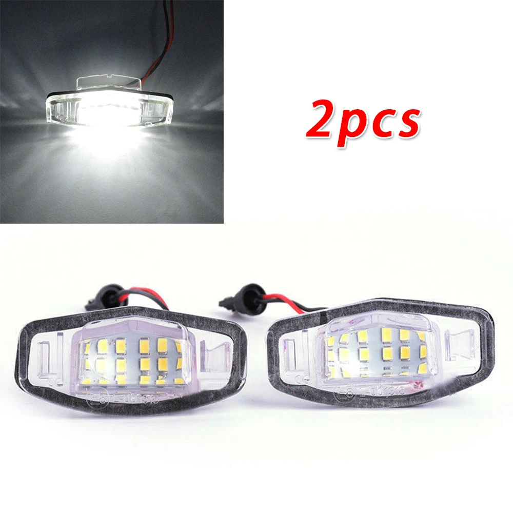 2pcs 18 светодиодный светильник номерного знака с прямым креплением для Acura TL TSX MDX Civic лампа номерного знака
