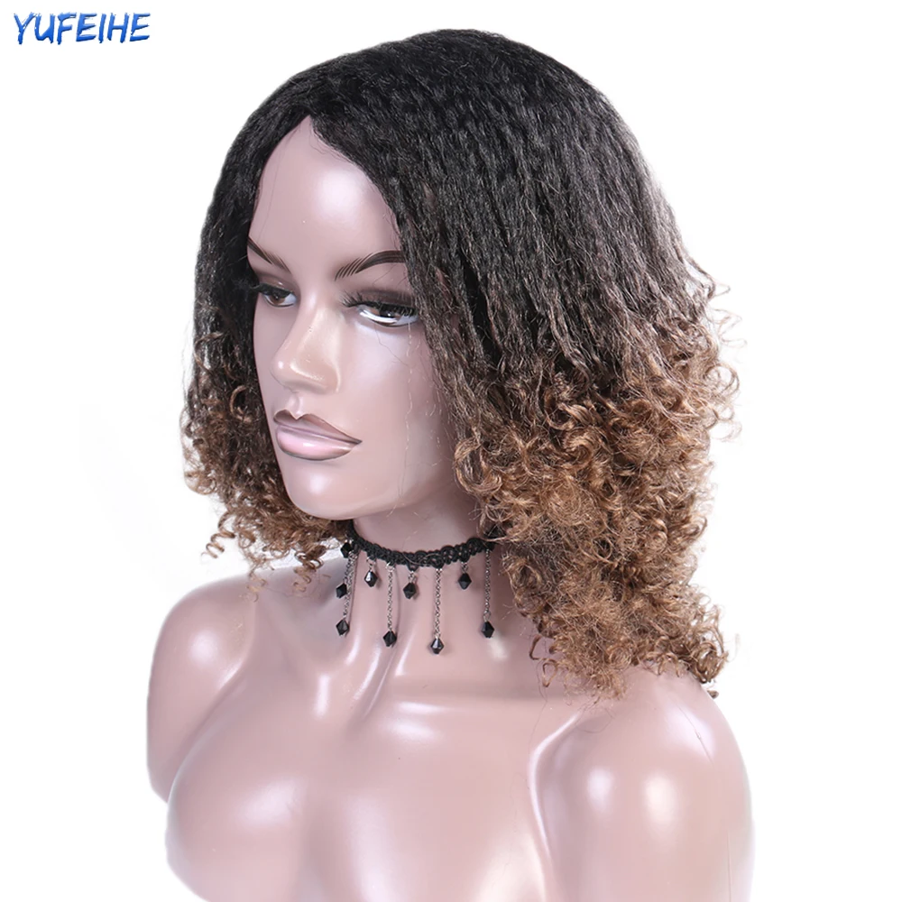 Yufeihe Synthetic Wigs Afro Curly Hair Wig For Women Wigs Braid 12