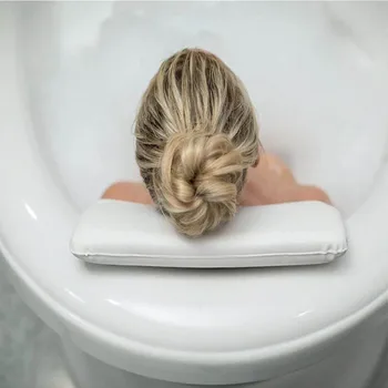 

3D Sponge Bath Pillow High Frequency Hot Pressing Process Waterproof Wear Resistant Suction Cup Bathtub Headrest