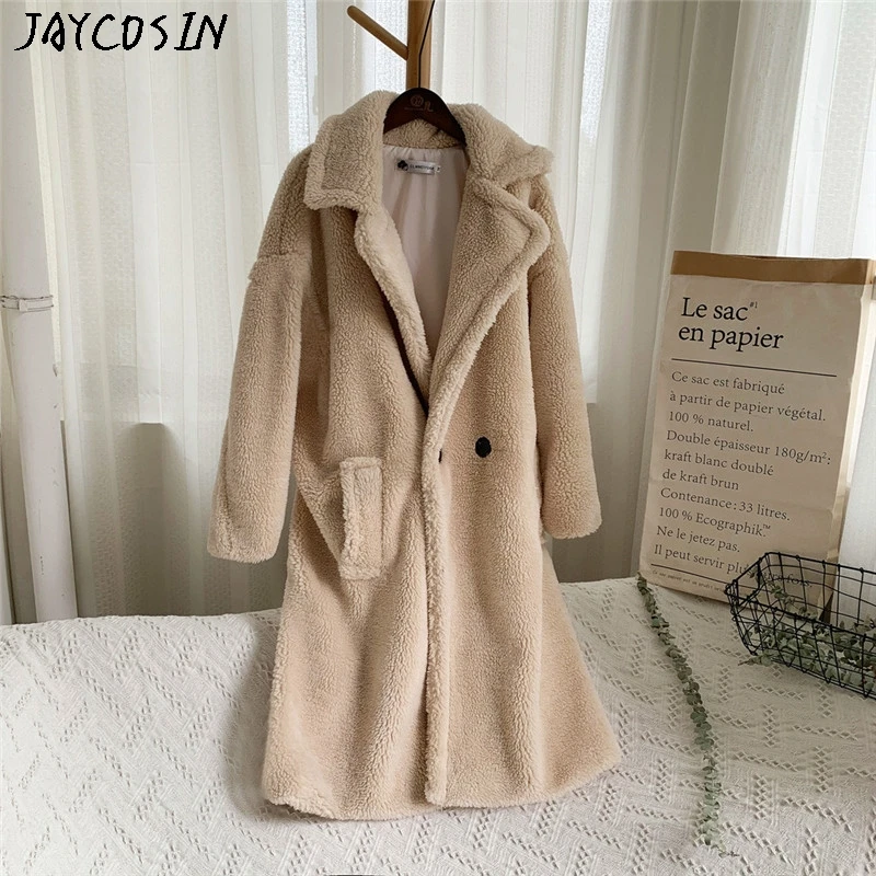 JAYCOSIN,, индивидуальное пальто, женская мода, осень и зима, свободная, средняя длина, ветровка, овечья шерсть, пальто, Jas manteau Drop#1124