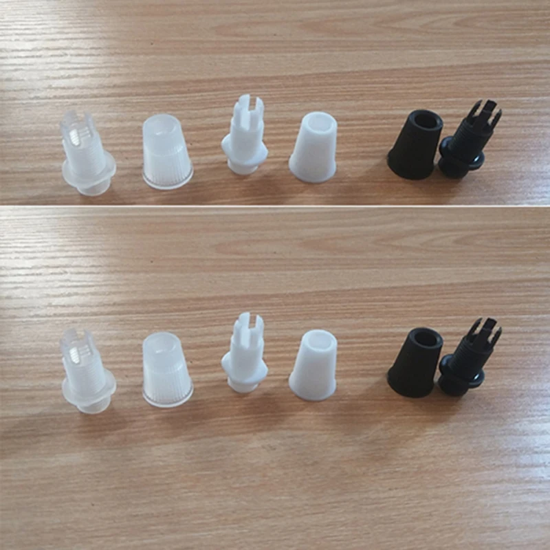 Plastic Cable 25PCS/lotStrain Plastic White/Black Reliefs Wire Clamp Male M10Thread Cord Grips For Pendant Light Accessories 25pcs 1w low watt g40 led light bulbs diamond shaped warm white 2700k e12 base 110v 220v small edison globe string light bulb