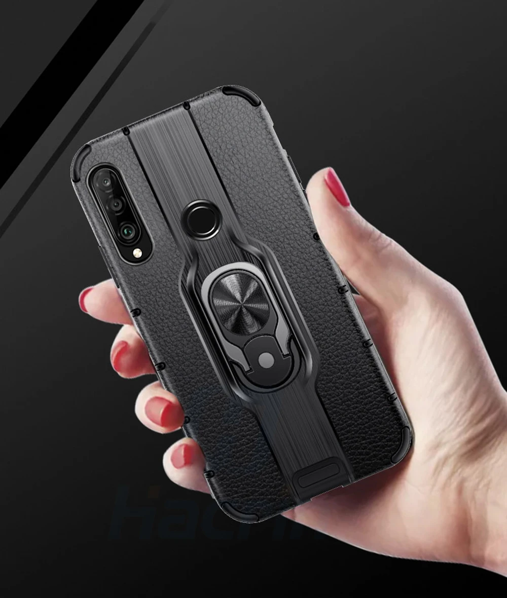 Матовый чехол Natrberg для huawei Honor 20 S, кожаный чехол, автомобильный держатель для пальца, бампер, чехол для Honor 20 S, чехол