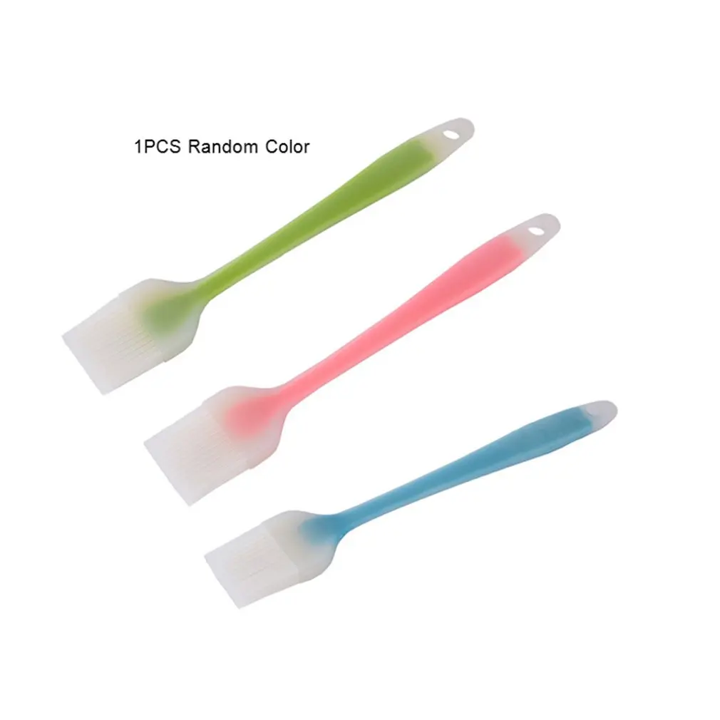 

All In One Handle Transparent Silicone Brush Cake Baking Milk Oil Sauce Brush Silicone Sweep Barbecue Brush