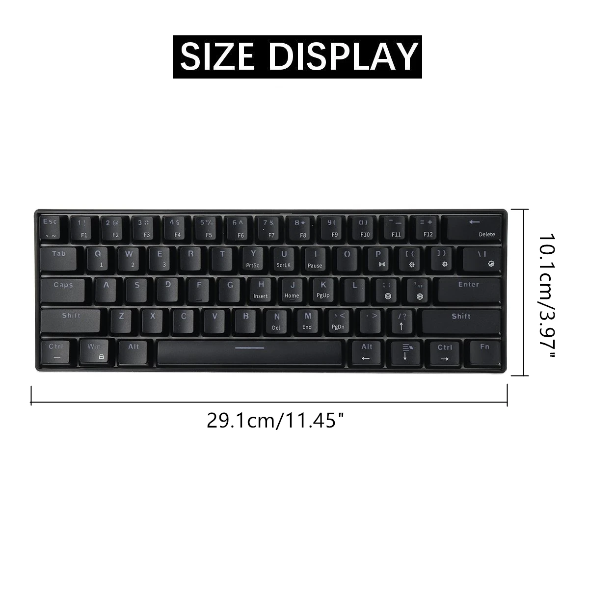 Backlit Keyboard 61 Keys Mechanical bluetooth Gaming Keyboard Multimedia Laptop Computer Clavier Notebook Computer Accessories