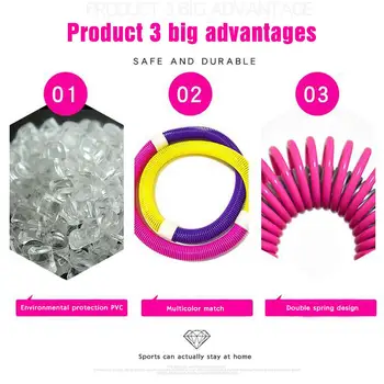 

Fitness 68/88cm Magnet Ring Sports Hoop Weighted Hoop, Slimming Circle Workout Massage Fitness Circle Professional Exercise
