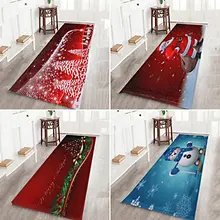 Коврик, коврик для дома, Рождественский фестиваль, мульти-узор, Санта Клаус, мягкий удобный напольный коврик, Рождественский Декор, коврик для комнаты