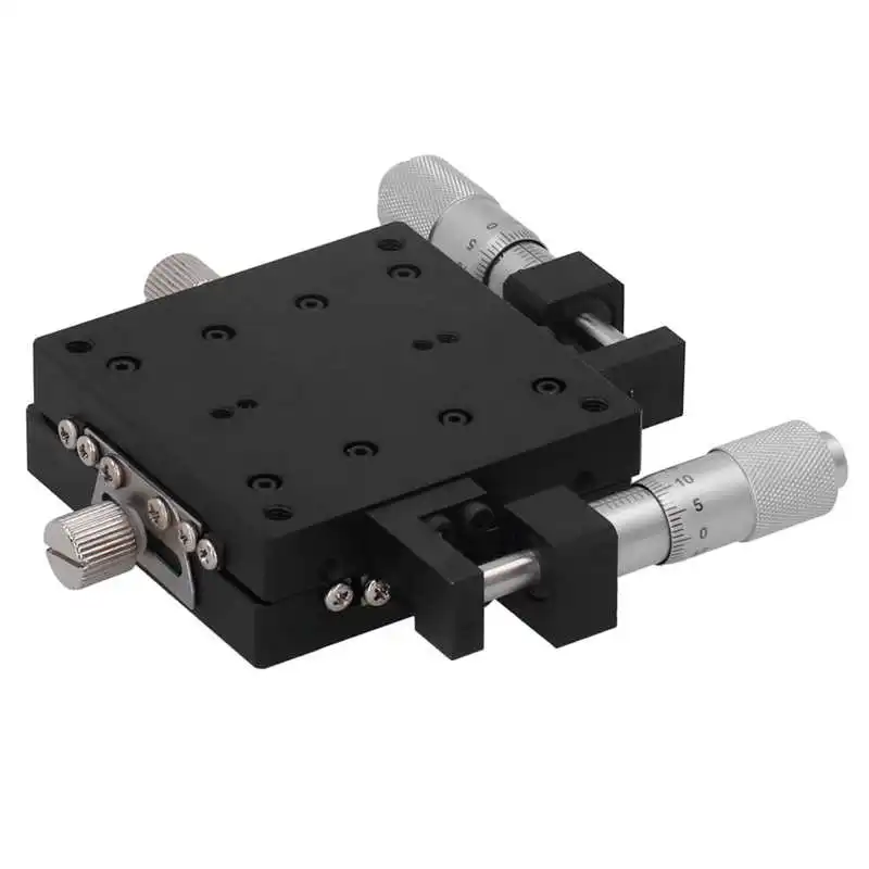 Manual XY Linear Stage 60x60mm Manual XY Sliding Table Micrometer